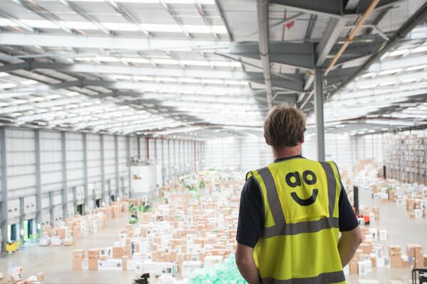 AO is among the retailers that have taken on more fulfilment staff over the last year. Image courtesy of AO