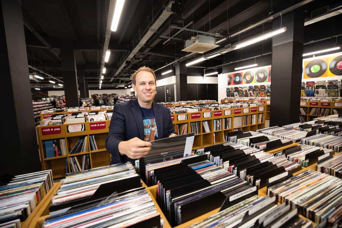 HMV opens its largest store today