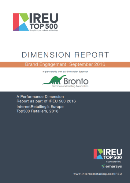 IREU Top500 Brand Engagement Report September 2016