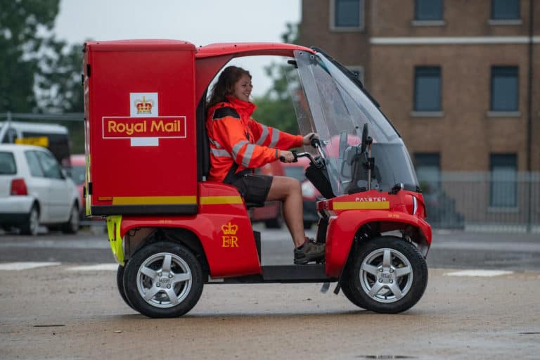 Royal Mail is also using more electric vehicles to deliver. Image: SWNS/courtesy of Royal Mail