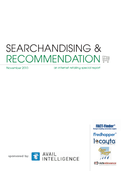 Searchandising and Recommendation - November 2010