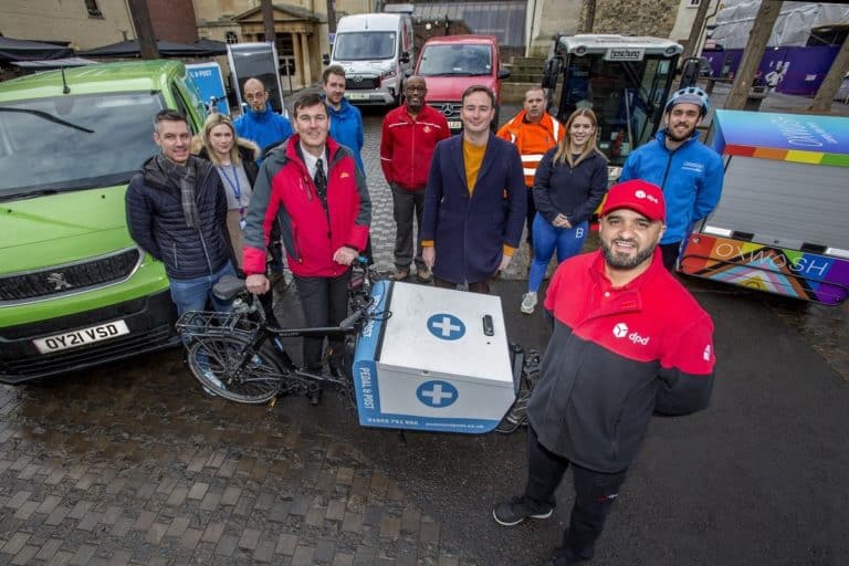 The UK's first pilot Zero Emissions Zone has been launched in Oxford. Image courtesy of DPD