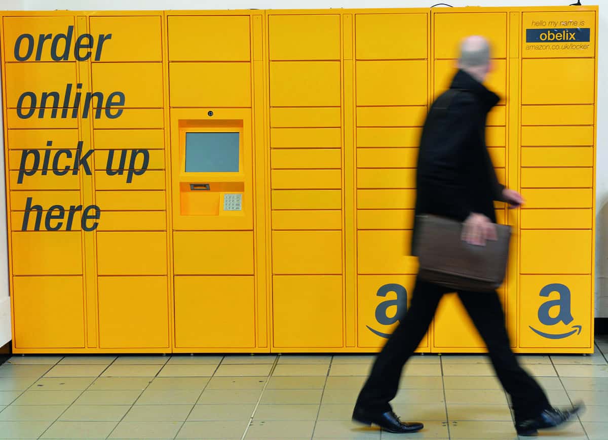 Amazon’s extensive locker network supports its high level of delivery promises