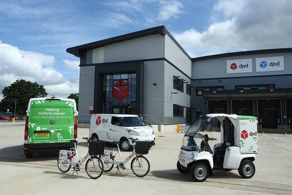 Our firms electric: DPD's fleet at Bicester is all electric (Image: DPD)
