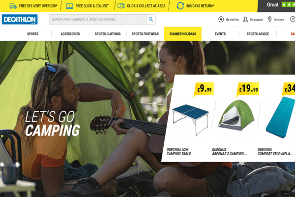 Decathlon UK: adding to its reach with a marketplace