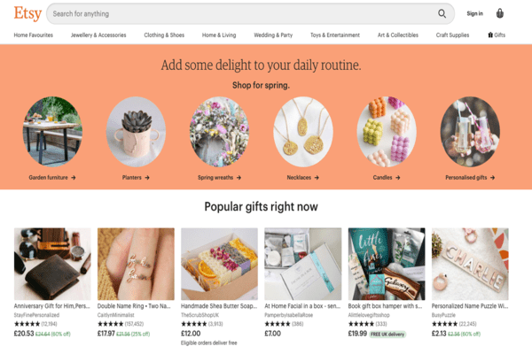 Etsy: tapping into the DIY and ecommerce boom on mobile