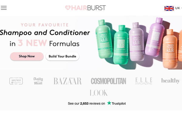 JD Sports says it will build on Hairburst's existing online strength. Image: Screenshot of Seraphine.com
