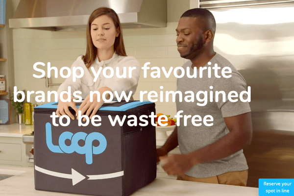 Loop's refillable groceries will only be available online. Image: screenshot of loopstore.co.uk