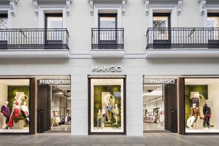 Mango store at Serrano, Madrid. Image courtesy of Mango