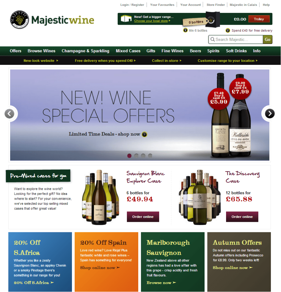 Majestic Wine - Web Effectiveness