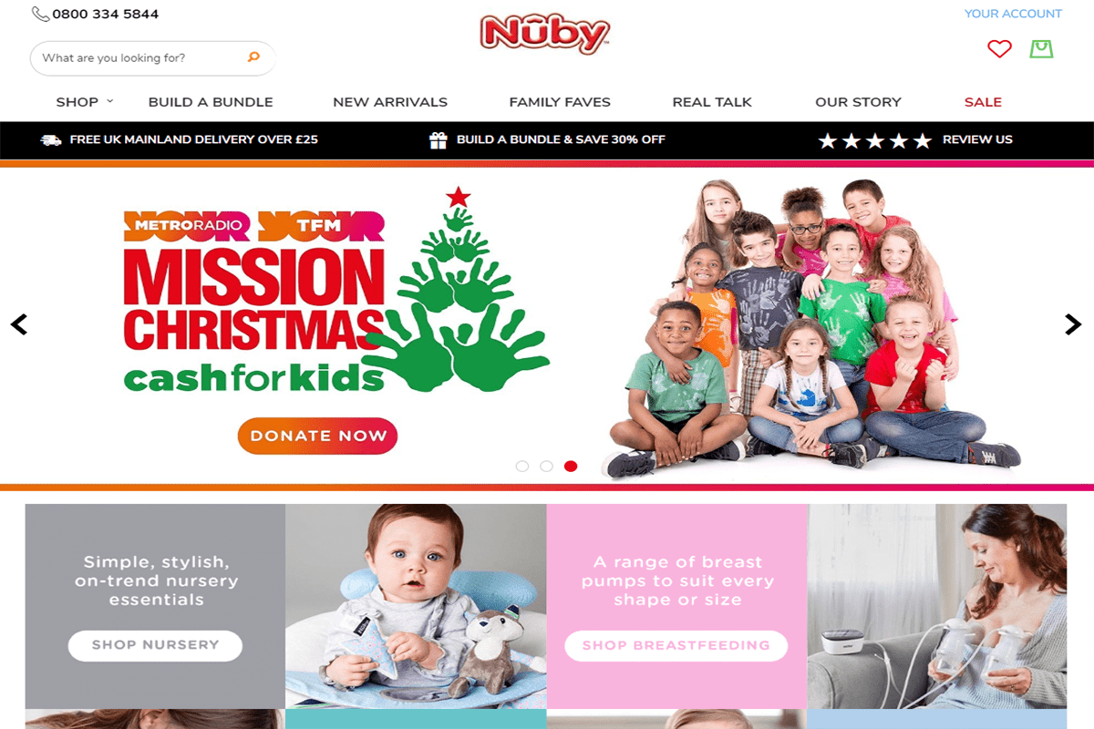 Baby Grow: Nuby follows new look site with digital marketing push
