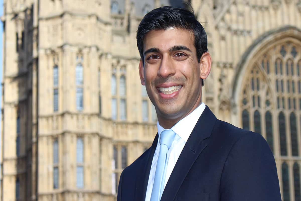 Rishi Sunak – upped government aid to business to £330bn