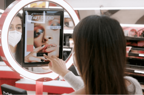Shoppers try new looks when they experiment with the virtual try-on tool