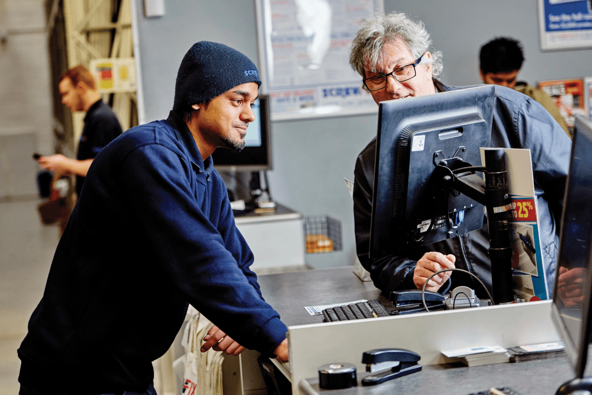 Screwfix aims to serve trade customers quickly and efficiently