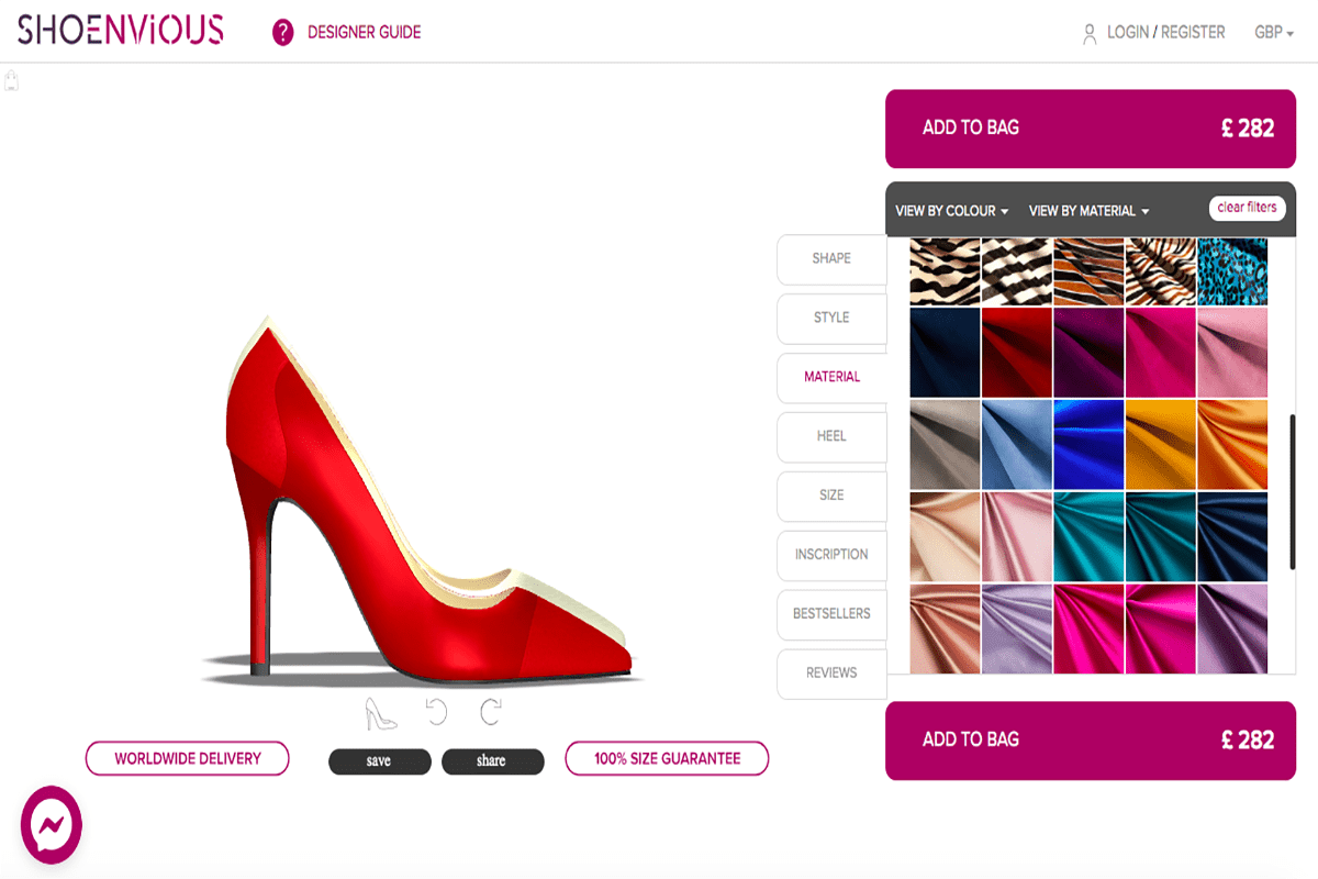 Best foot forward: online bespoke shoe design offers a new business model