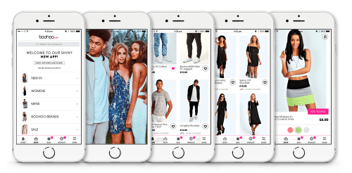 Boohoo.com reports 65% of visits via mobile and 35% of revenue from overseas