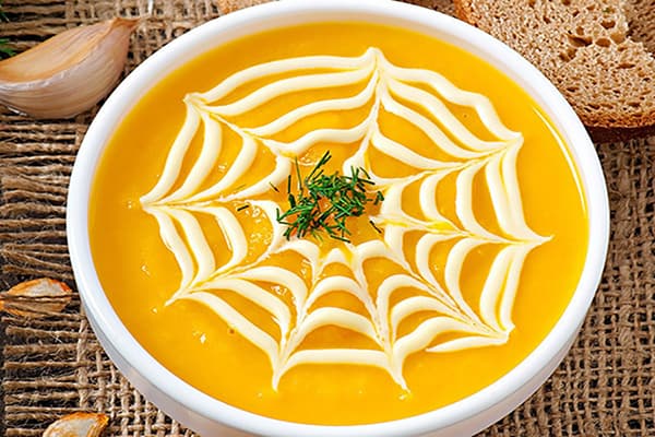 Pumpkin and ginger soup: just one way to save the planet this Halloween (Image: Sainsbury's)