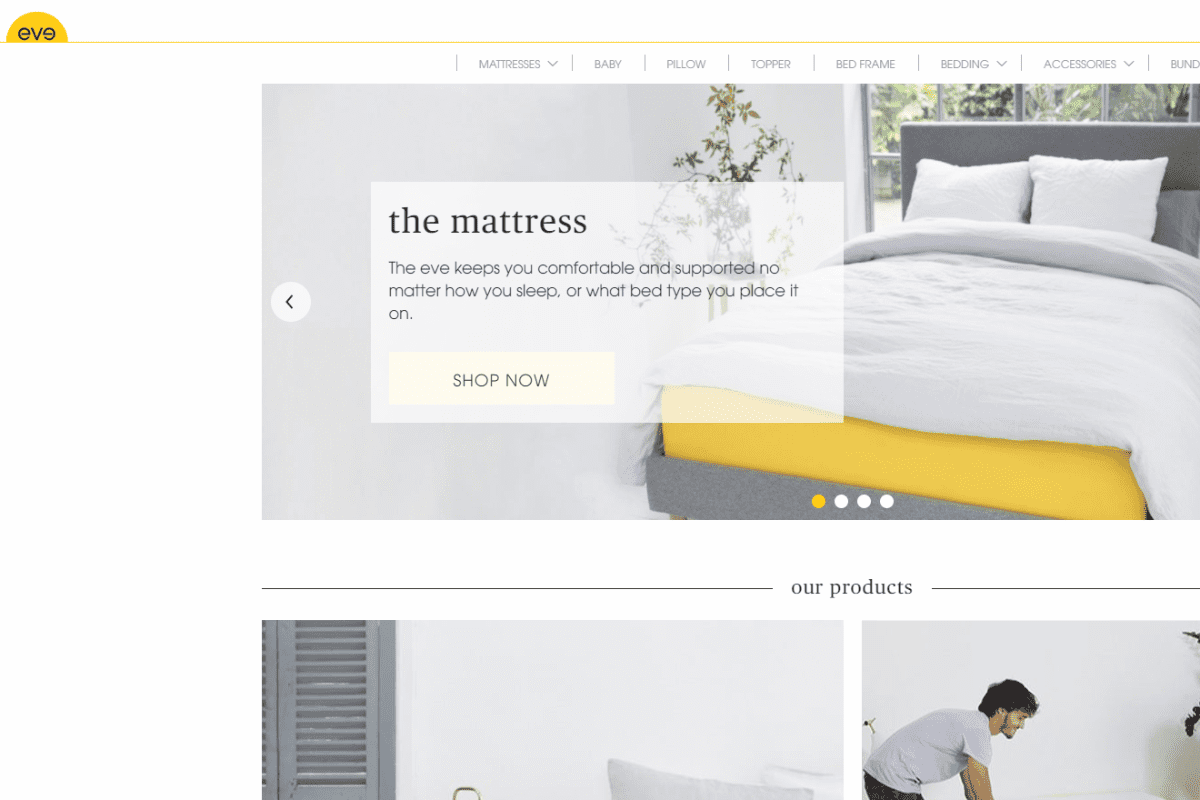 Eve Sleep sets direct-to-consumer approach that challenges traditional retailers