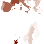 Distribution of the IREU Top500