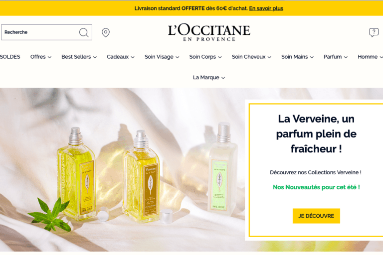 Image: Screenshot of loccitane.com/fr/