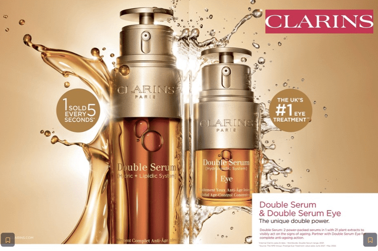 Clarins: connecting print and digital marketing for the first time