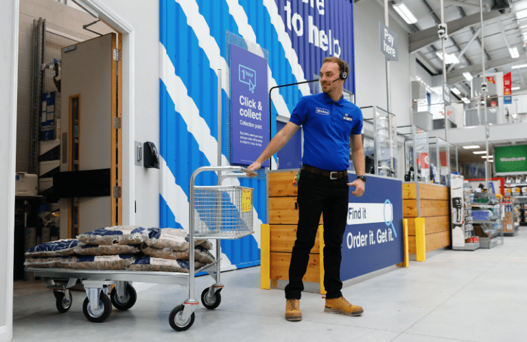 Wickes now offers 30 minute click and collect from all its 230 stores. Image: Wickes