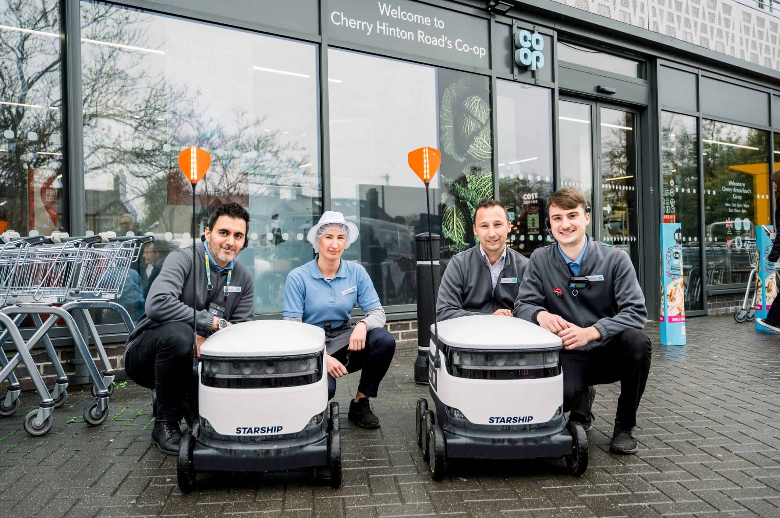 Co-op delivery robots take to the streets of Cambridge as autonomous delivery gains ground