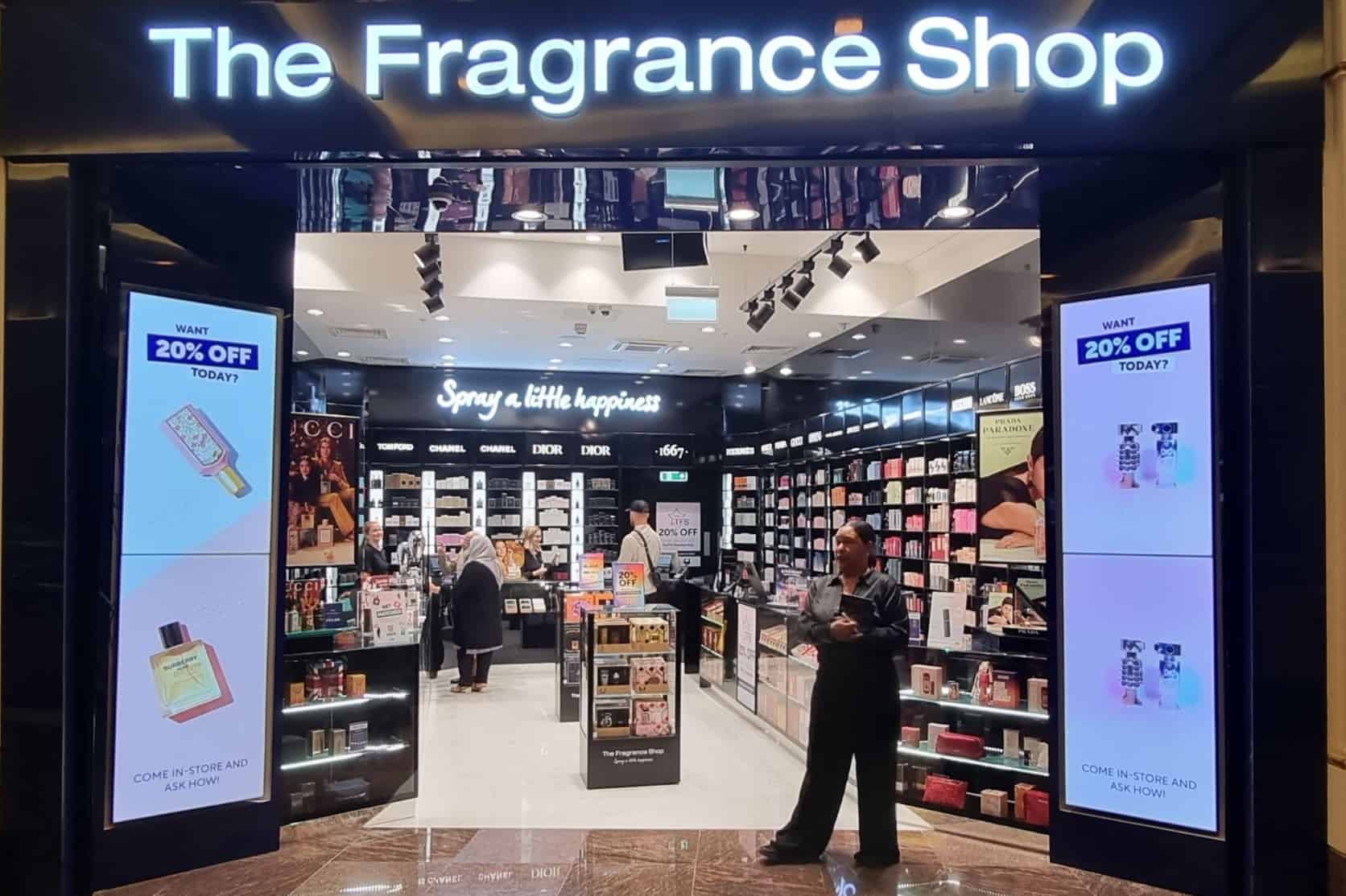 The Fragrance Shop's new Trafford Centre store. Image courtesy of The Fragrance Shop
