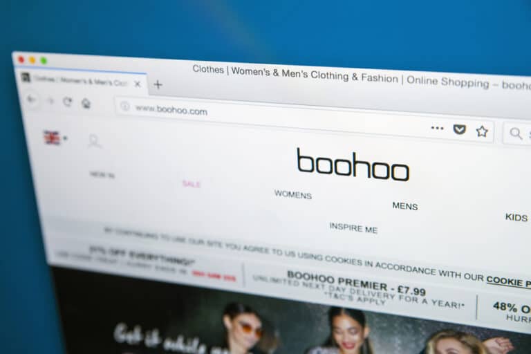 Boohoo website