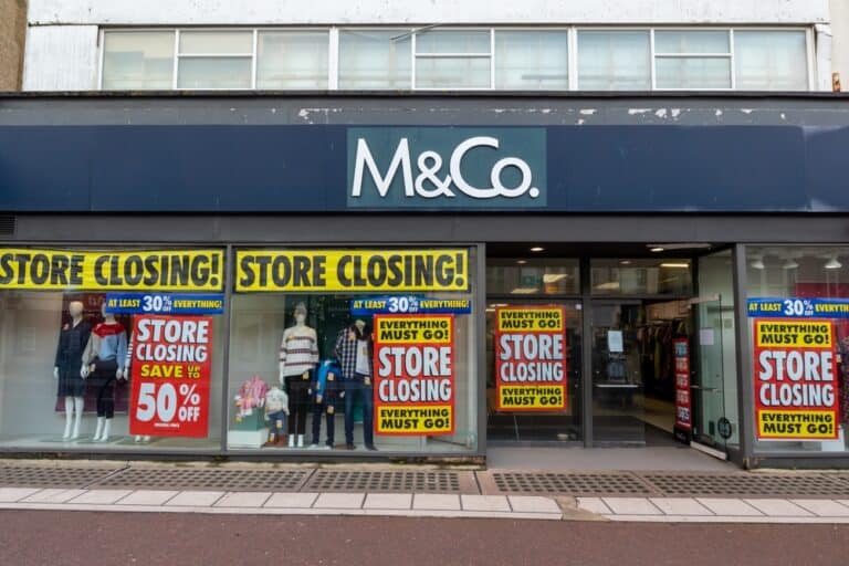 M&Co store front