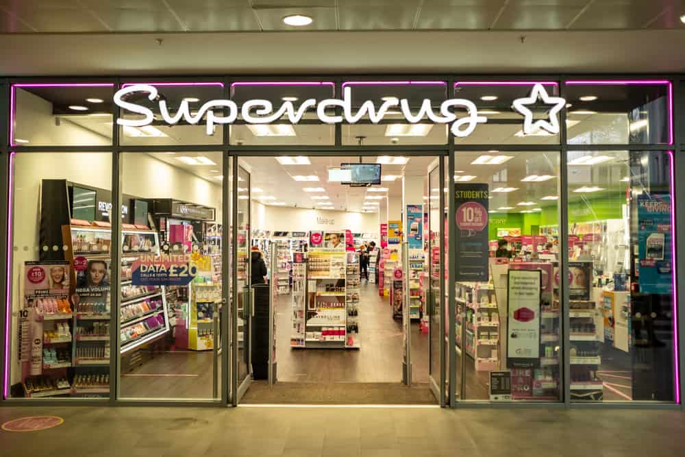 Superdrug store front