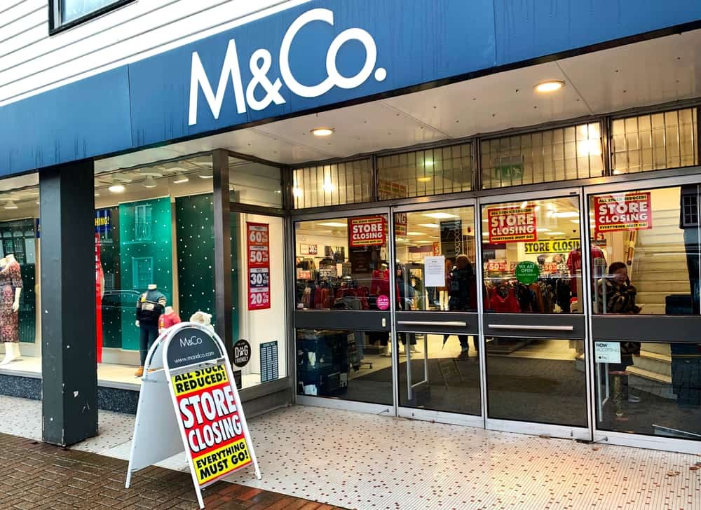 M&Co storefront