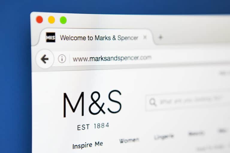 M&S website