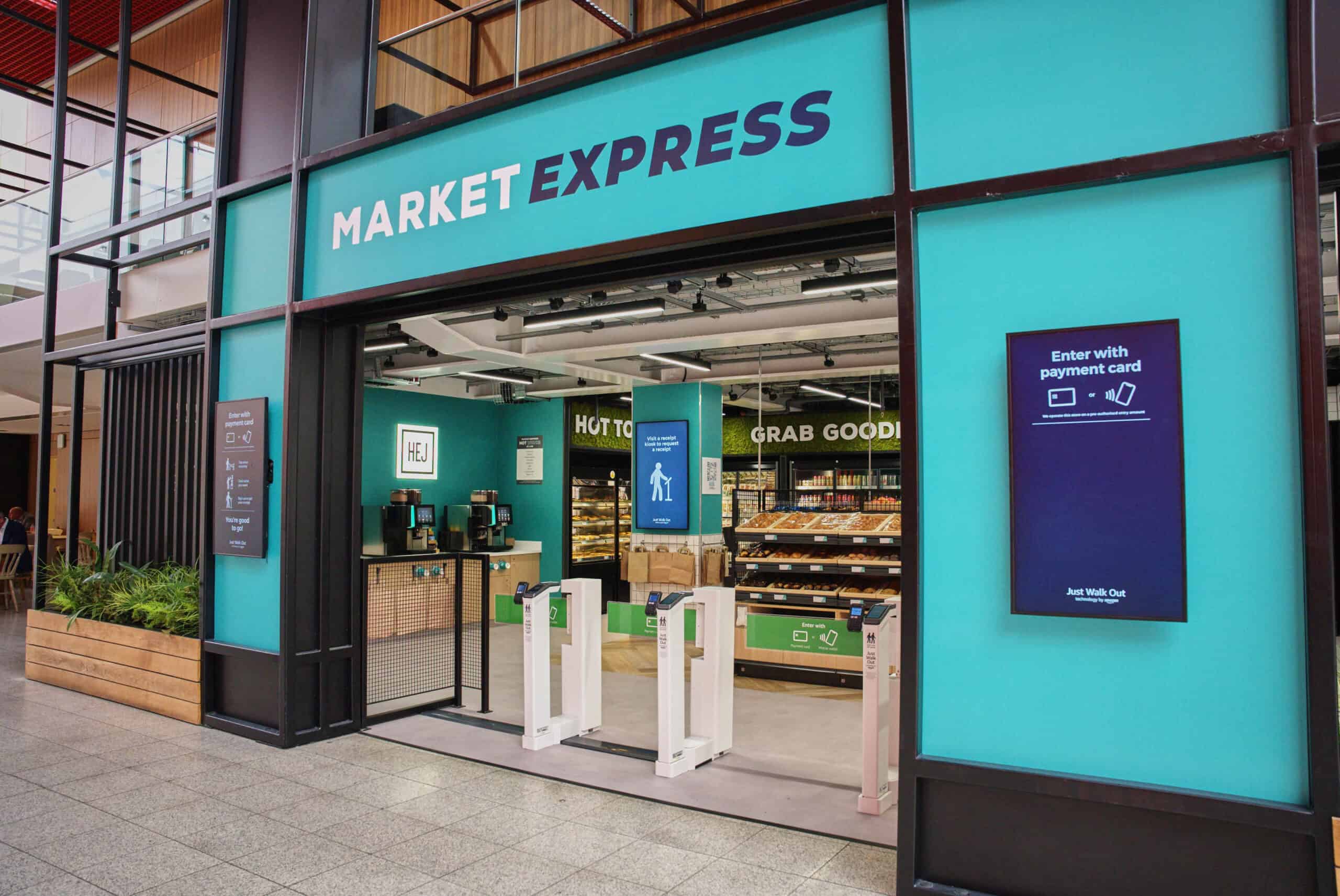 Market Express uses Amazon Just Walk Out technology