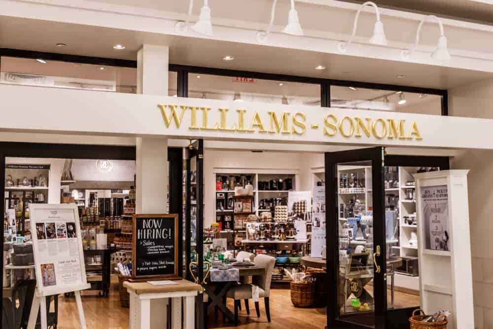 Indianapolis,-,Circa,April,2018:,Williams-sonoma,Retail,Mall,Location.,I