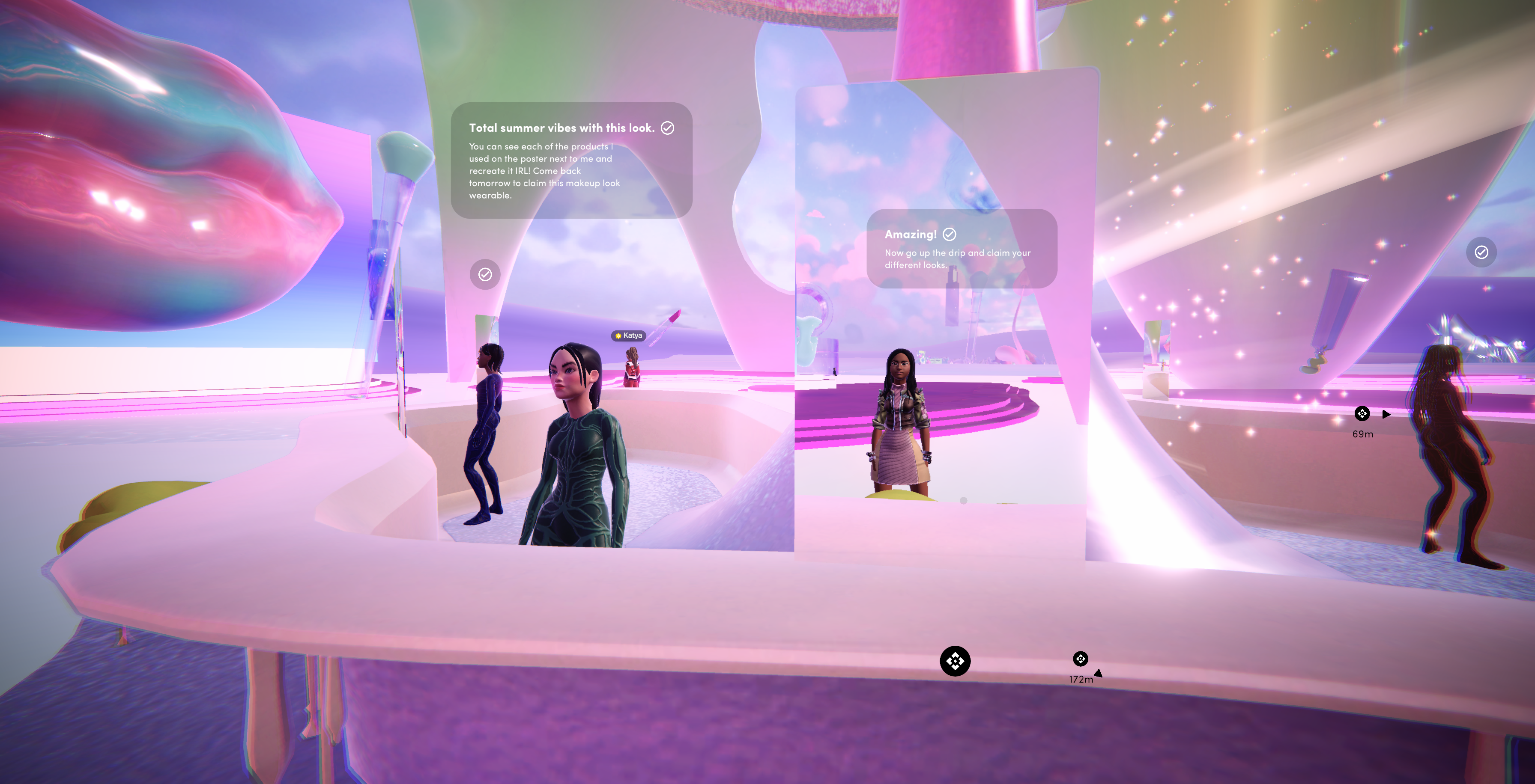 Metaverse Beauty Week played out across Decentraland, Spatial and Roblox