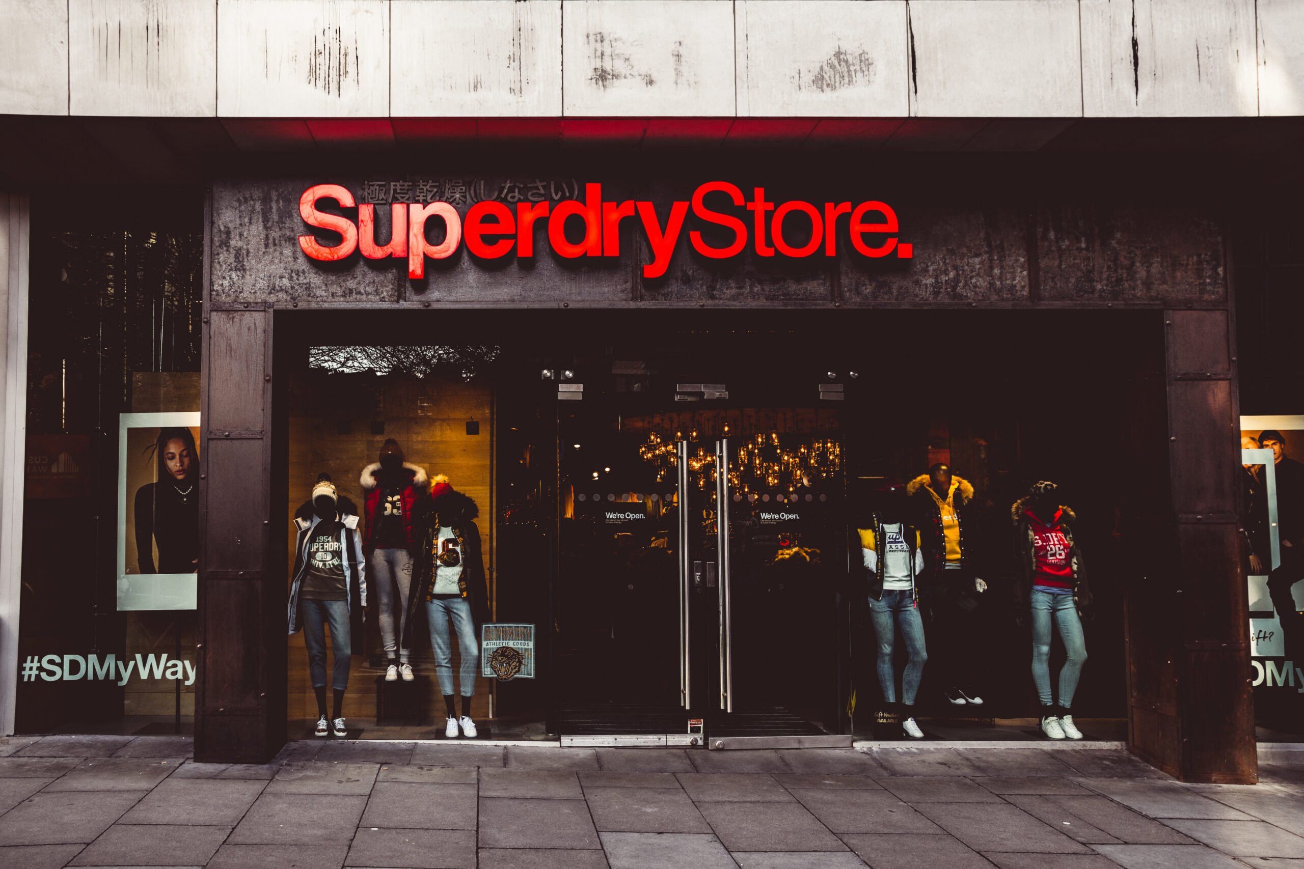 Dublin,,Ireland,-,20,December,,2019.superdry,Storefront,View,On,Suffolk