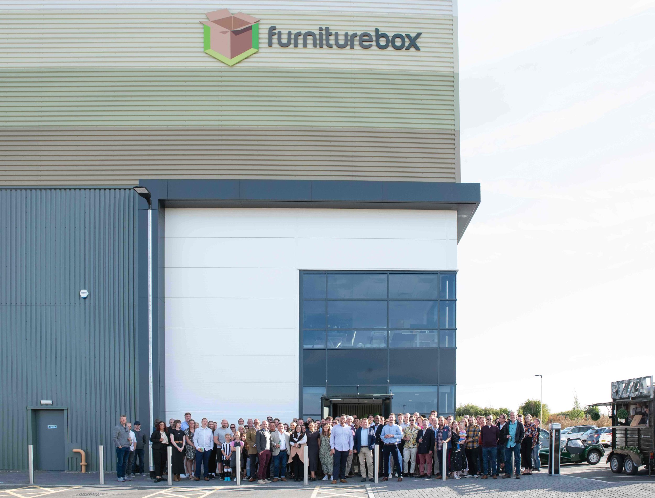 Furniturebox team outside their new warehouse HQ next to the M4 at Chippenham copy (1)