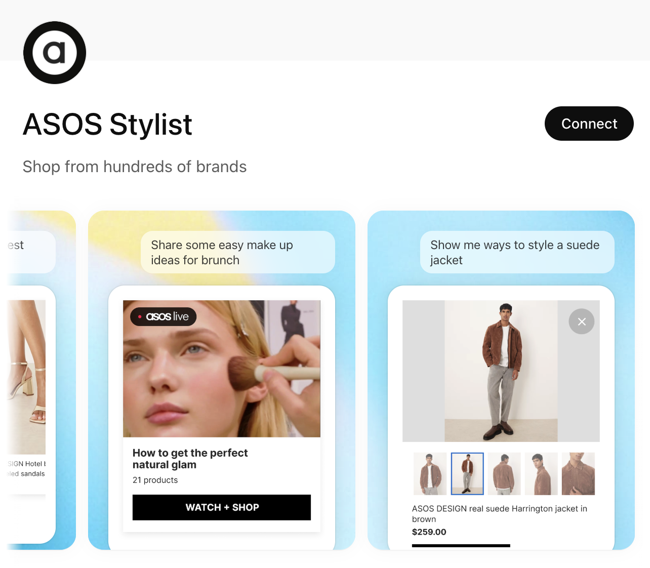 ASOS Stylist in ChatGPT