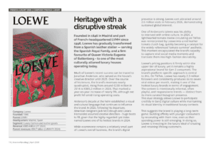 France Luxury 2026 Report Loewe Case Study 
