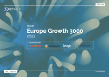 RetailX Europe Growth 3000 2023 Report cover